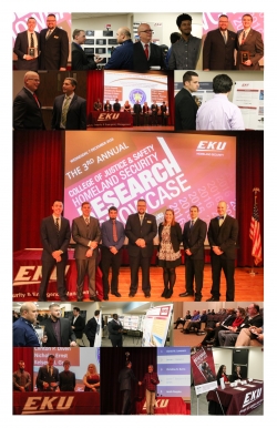 BGS IC CAE Students Participate in 3rd Annual Homeland Security Research Showcase at EKU